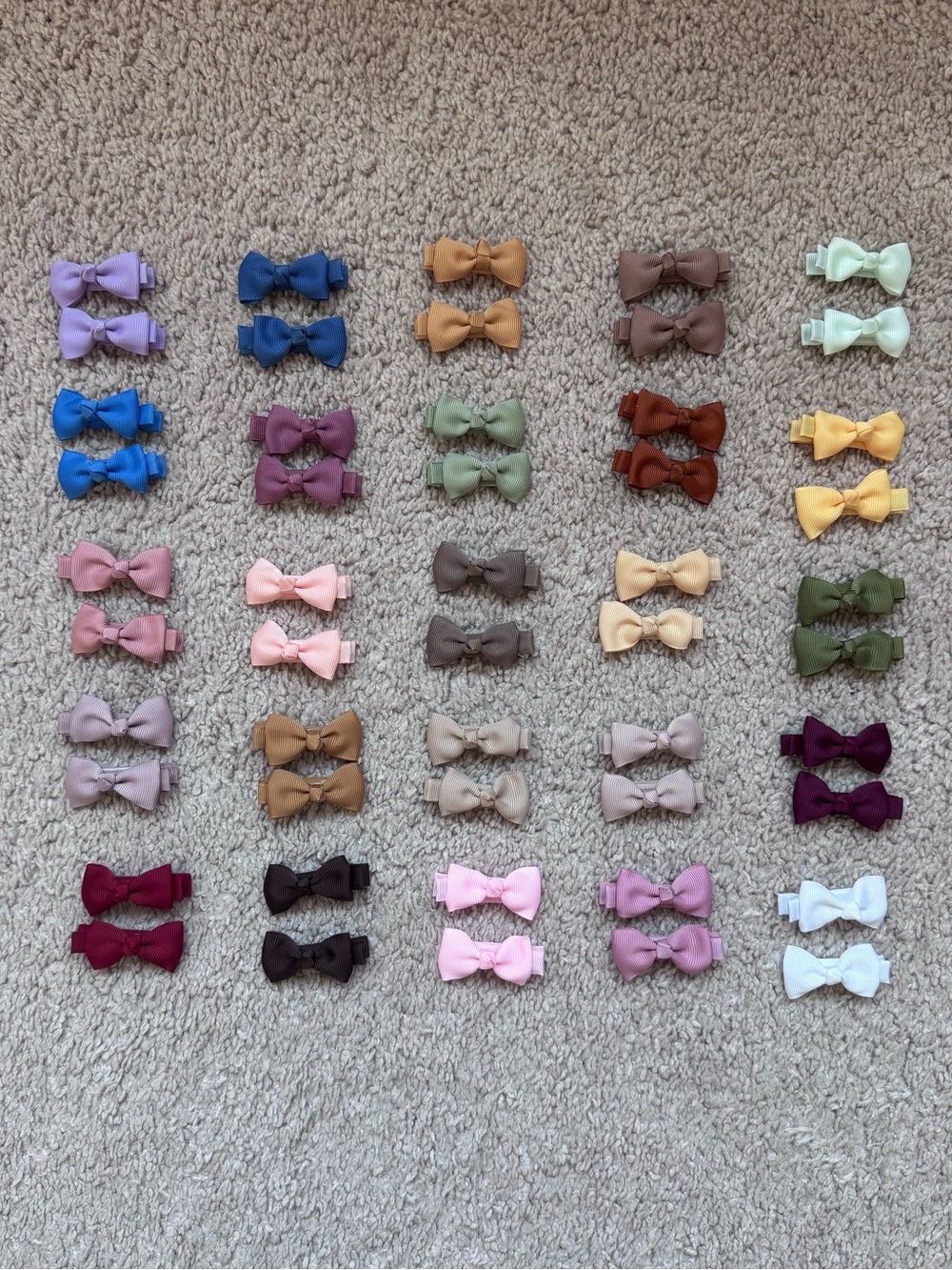 Baby Bow Clips